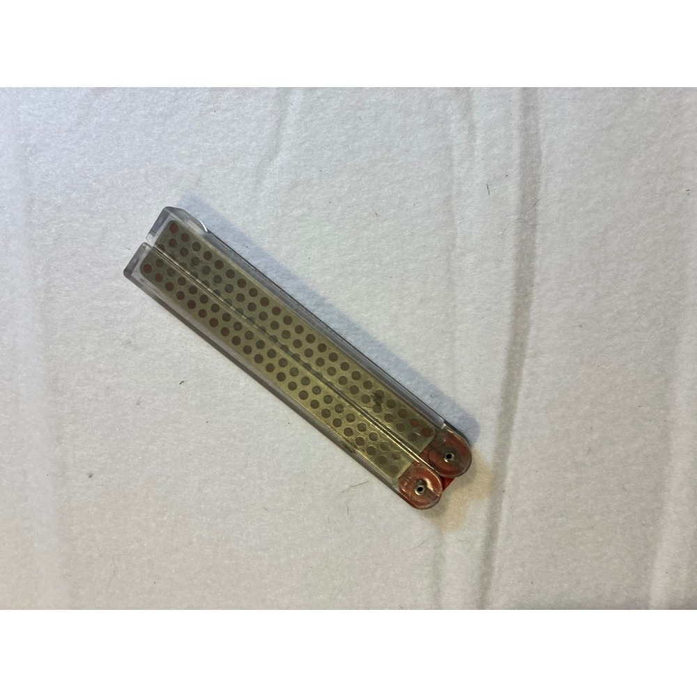 DMT Diafold Double Sided Diamond Whetstone Sharpener Red Green Fine Extra-Fine